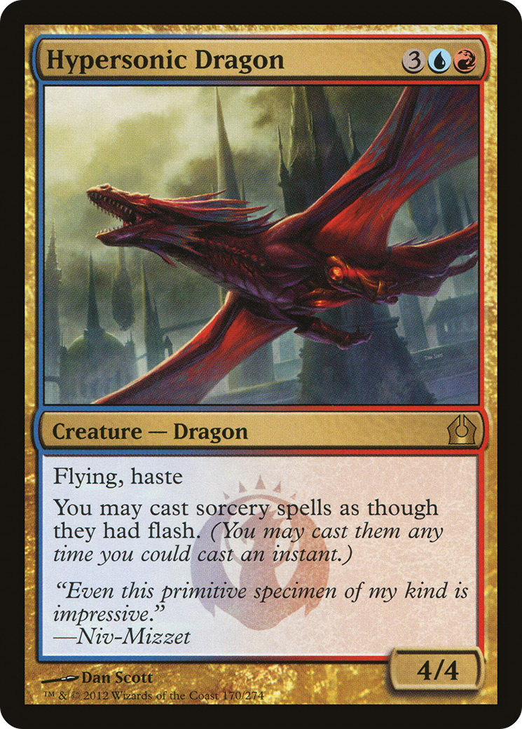 Hypersonic Dragon (RTR-170) [Return to Ravnica] Foil