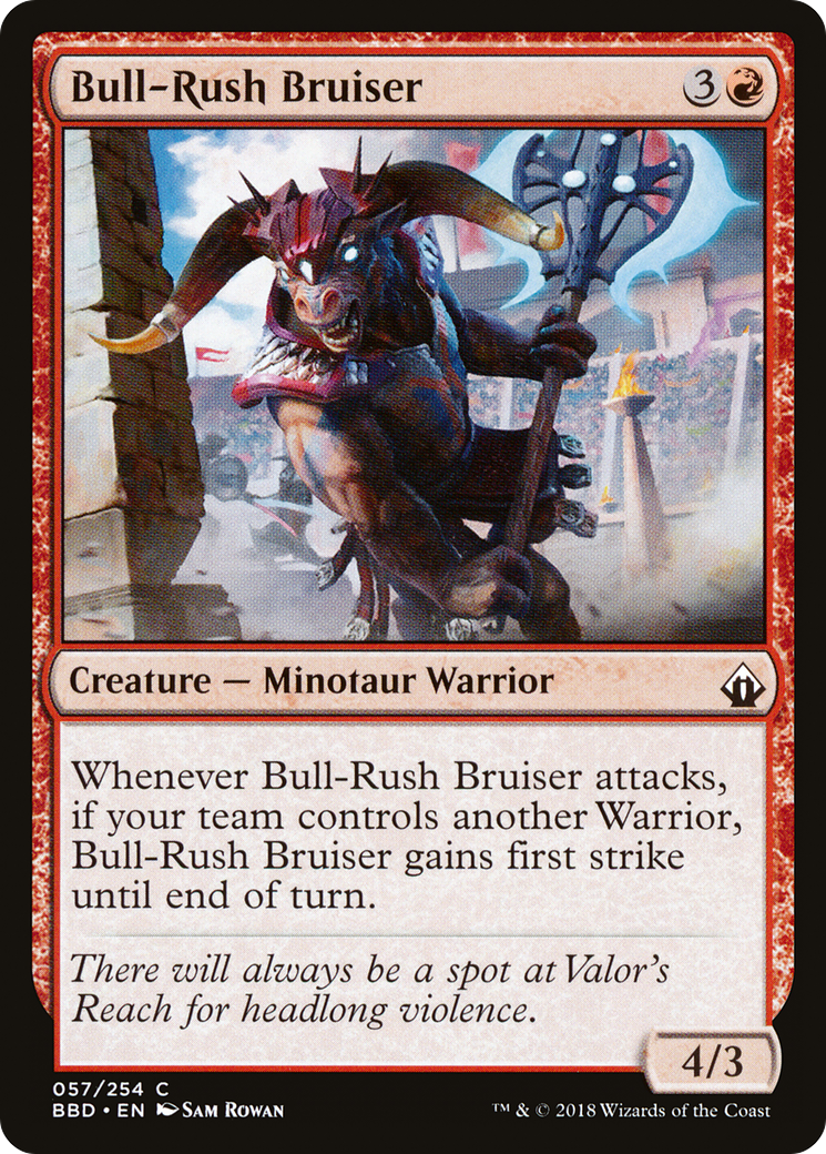 Bull-Rush Bruiser (BBD-057) [Battlebond] Foil