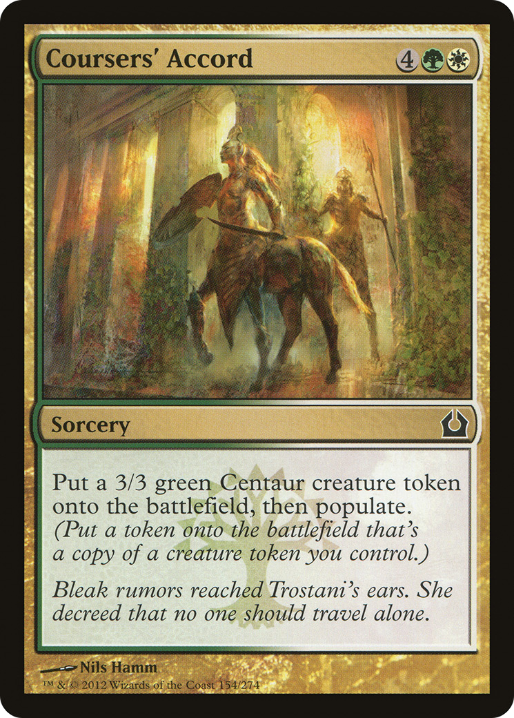 Coursers' Accord (RTR-154) [Return to Ravnica] Foil