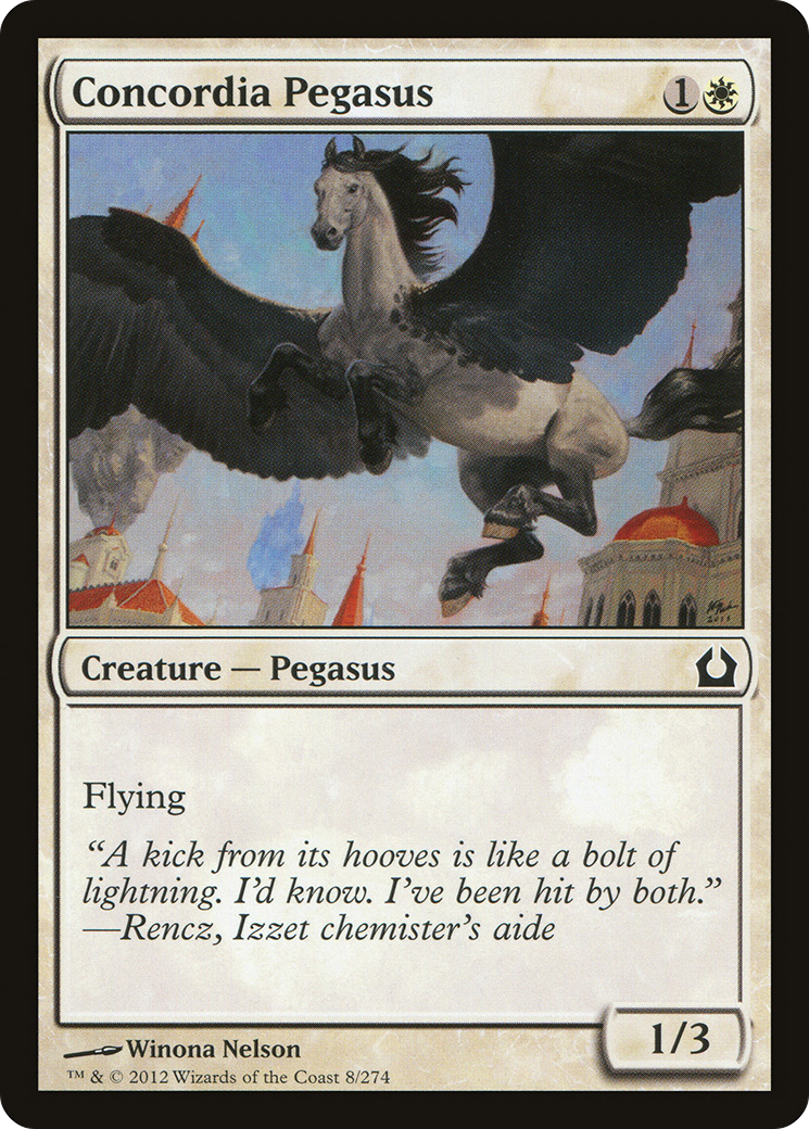 Concordia Pegasus (RTR-008) [Return to Ravnica] Foil