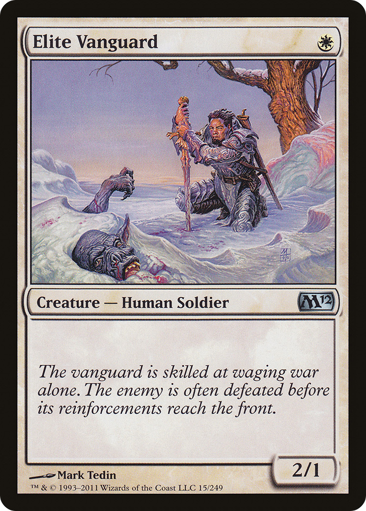 Elite Vanguard (M12-015) [Magic 2012] Foil