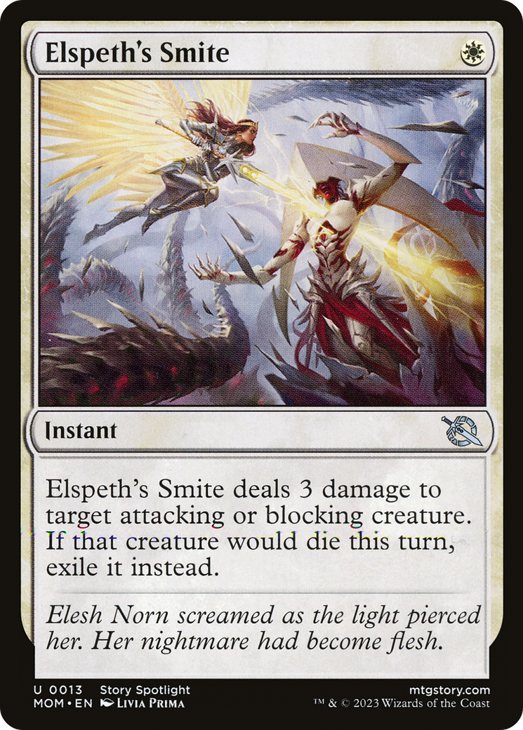 Elspeth's Smite (MOM-013) [March of the Machine] Foil