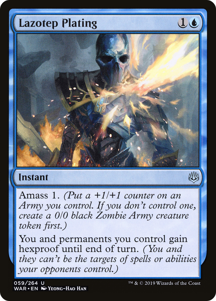 Lazotep Plating (WAR-059) [War of the Spark] Foil