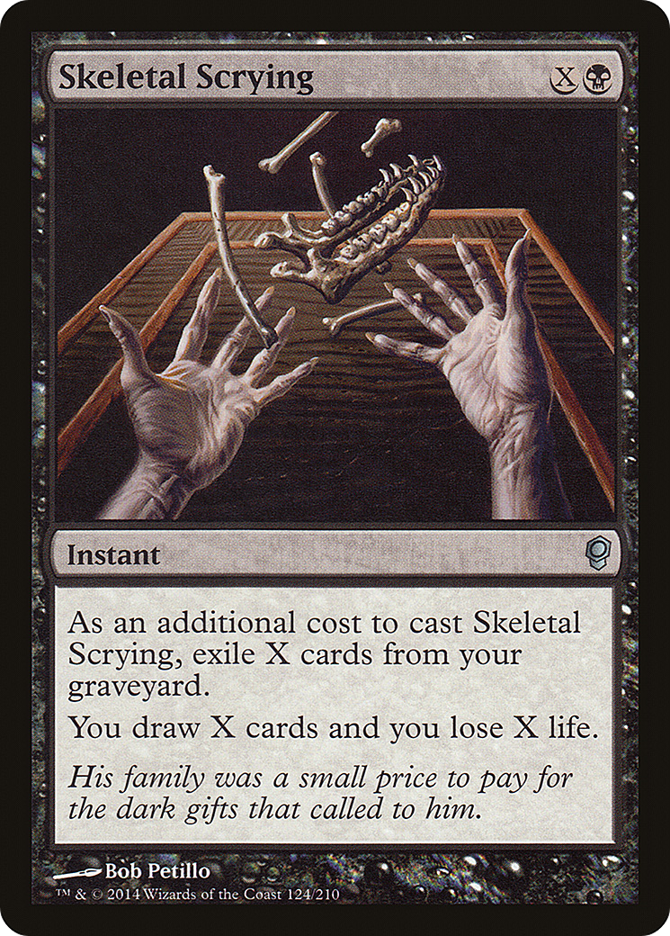 Skeletal Scrying (CNS-124) [Conspiracy] Foil