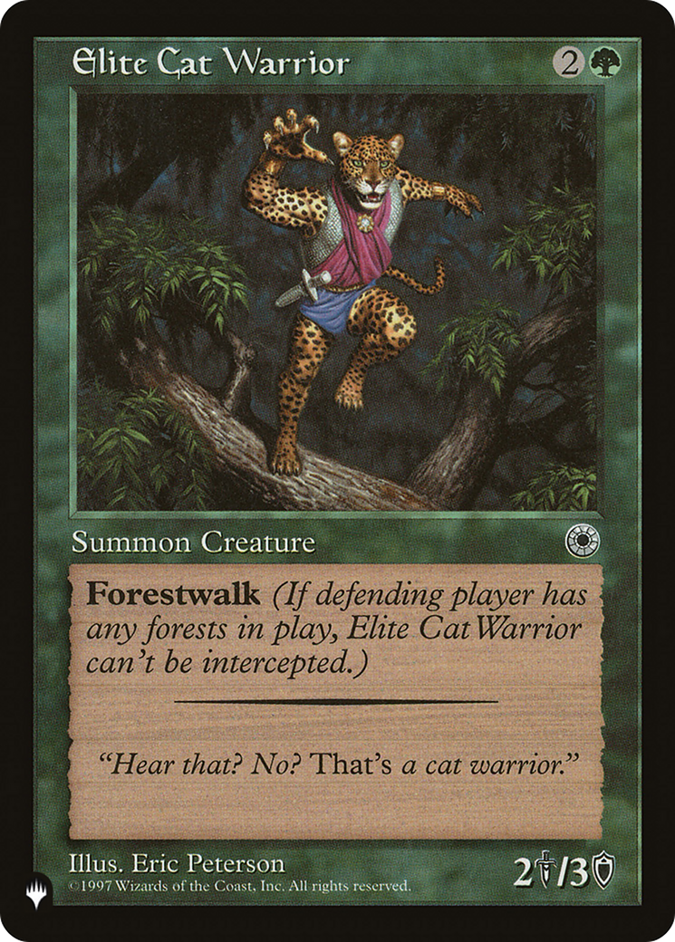 Elite Cat Warrior (LIST-POR-163) [The List]