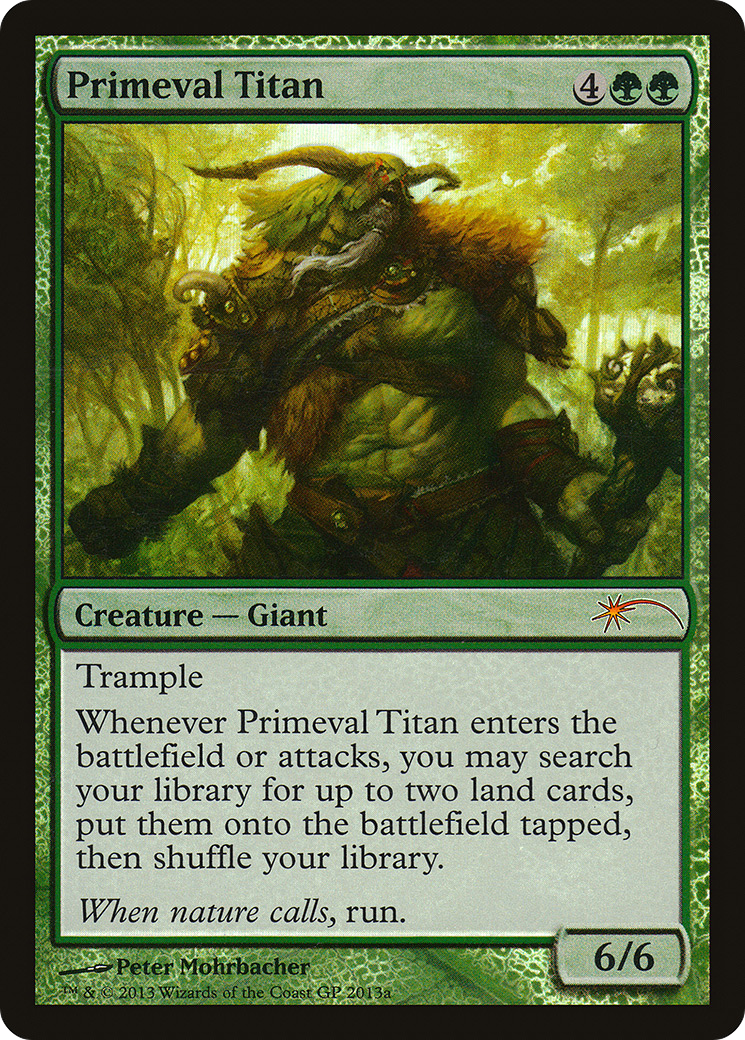 Primeval Titan [Grand Prix Promos] Foil