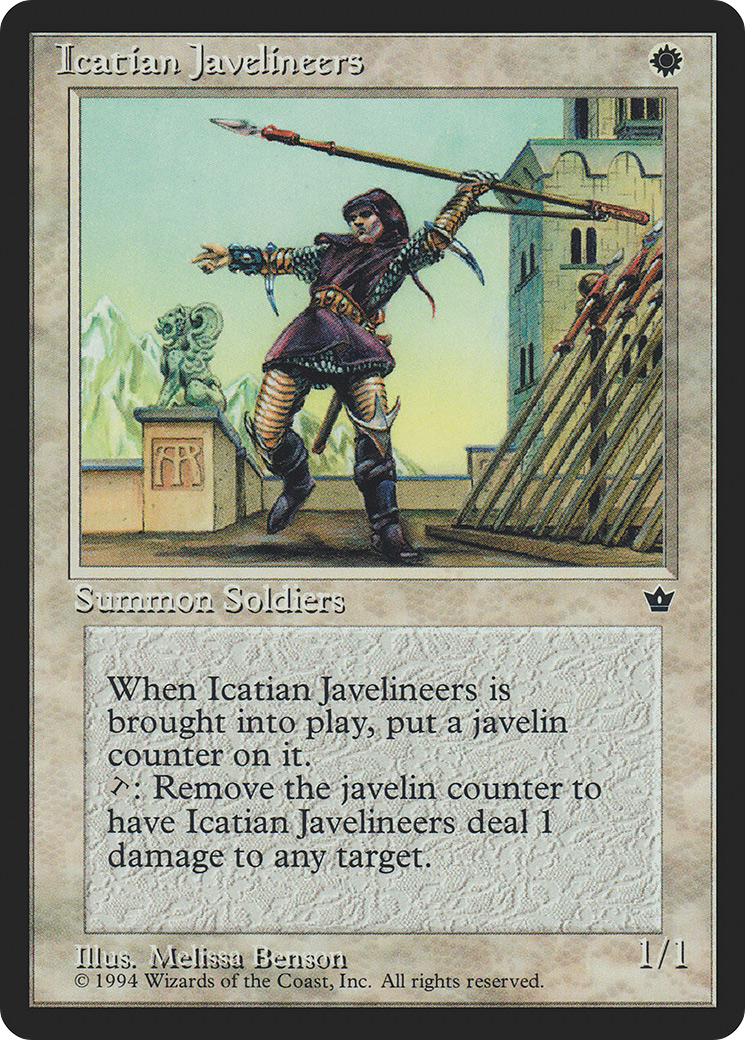 Icatian Javelineers (Benson) [Fallen Empires]