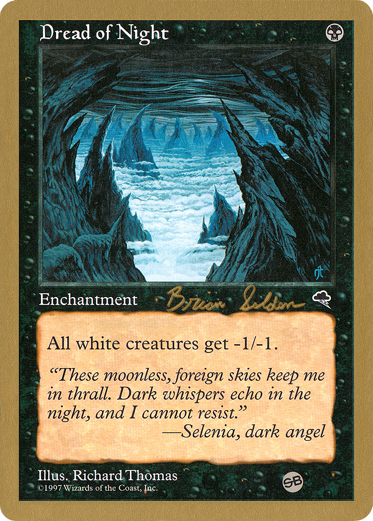 Dread of Night - 1998 Brian Selden (TMP) (SB) [World Championship Decks 1998]