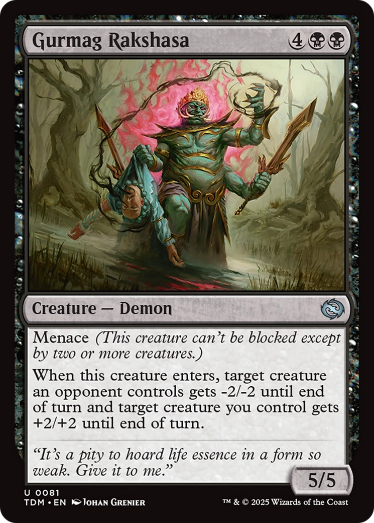 Gurmag Rakshasa (TDM-081) [Tarkir: Dragonstorm]