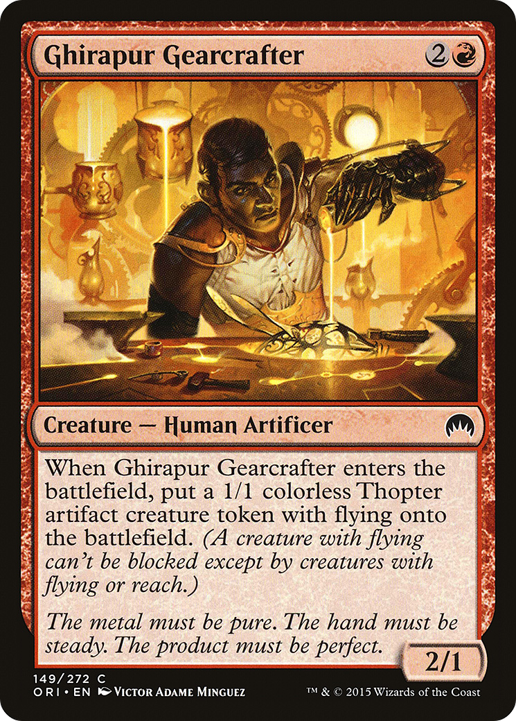 Ghirapur Gearcrafter (ORI-149) [Magic Origins]