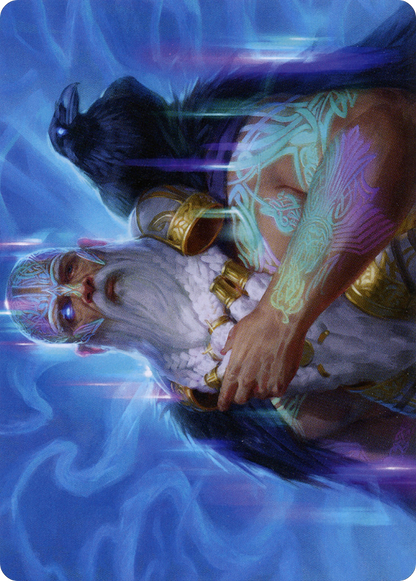 Alrund, God of the Cosmos Art Card (ASKHM-009) (Borderless) [Art Series: Kaldheim]