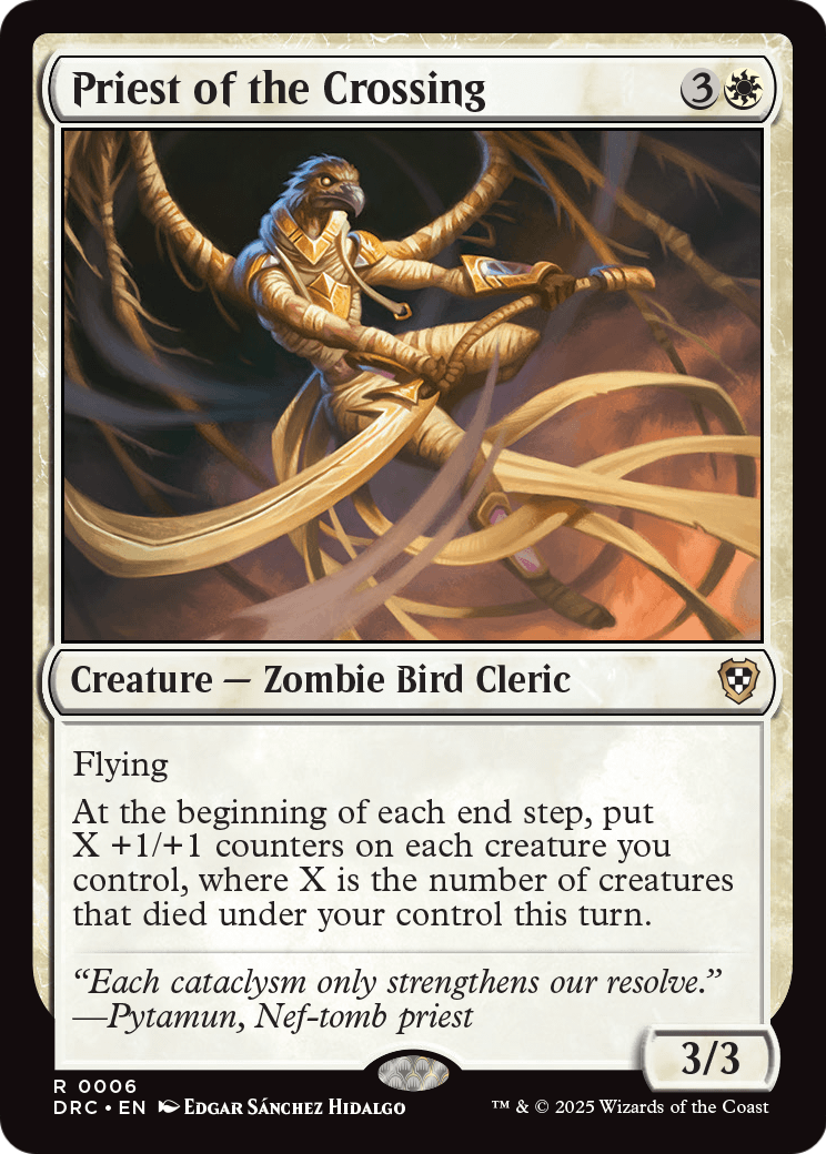 Priest of the Crossing (DRC-006) [Commander: Aetherdrift]
