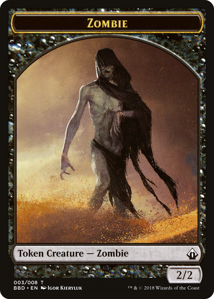 Zombie Token (BBD-003) [Battlebond Tokens]