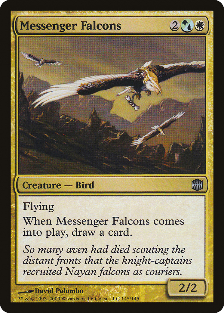 Messenger Falcons (ARB-145) [Alara Reborn] Foil