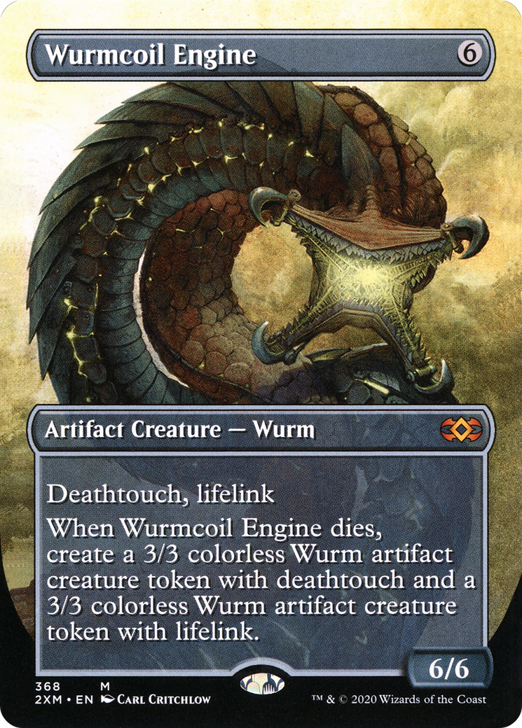 Wurmcoil Engine (Borderless) (2XM-368) [Double Masters] Foil