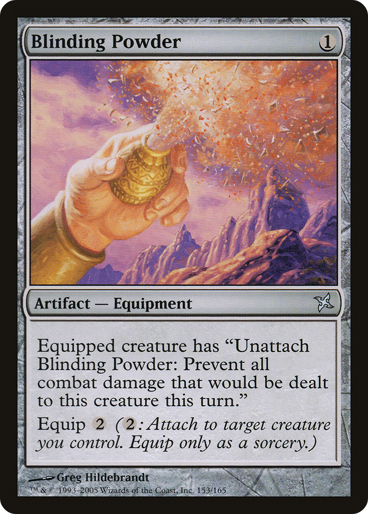 Blinding Powder (BOK-153) [Betrayers of Kamigawa] Foil