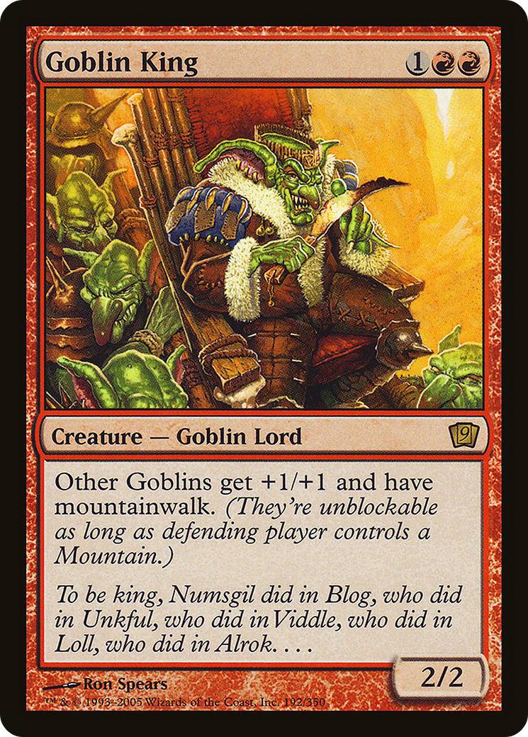 Goblin King (9ED-192) [9th Edition] Foil
