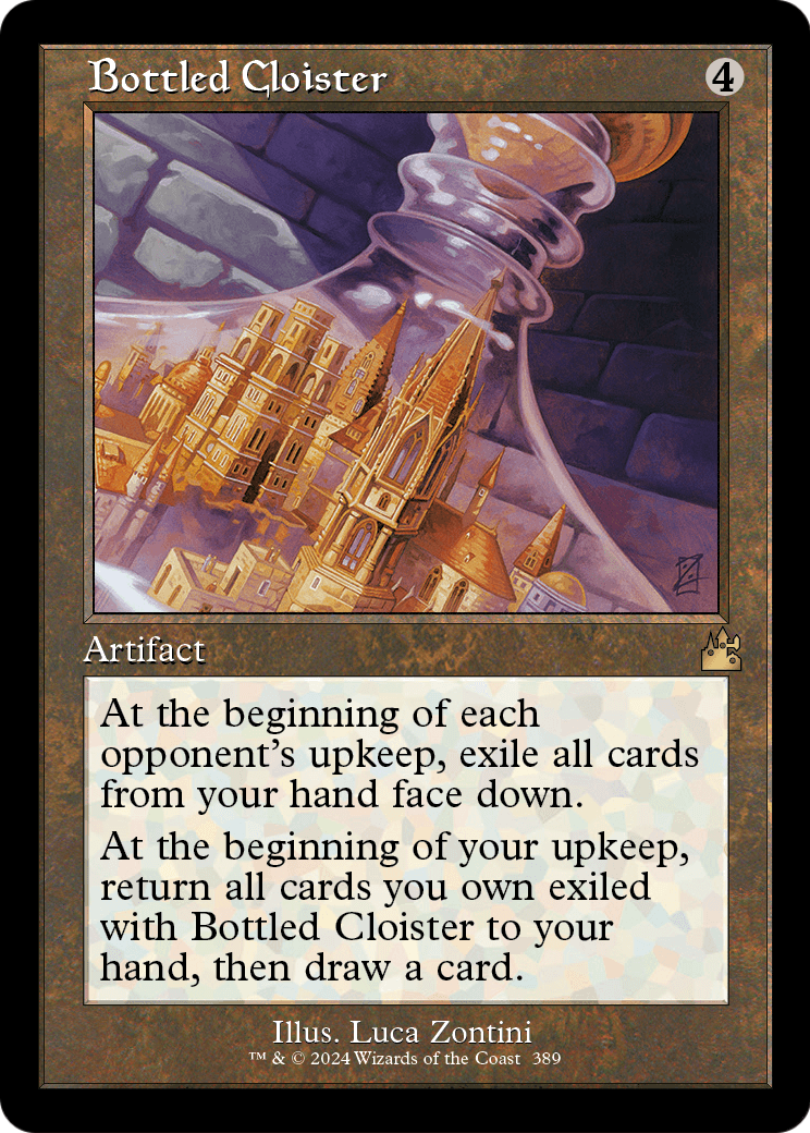 Bottled Cloister (Retro Frame) (RVR-389) [Ravnica Remastered] Foil