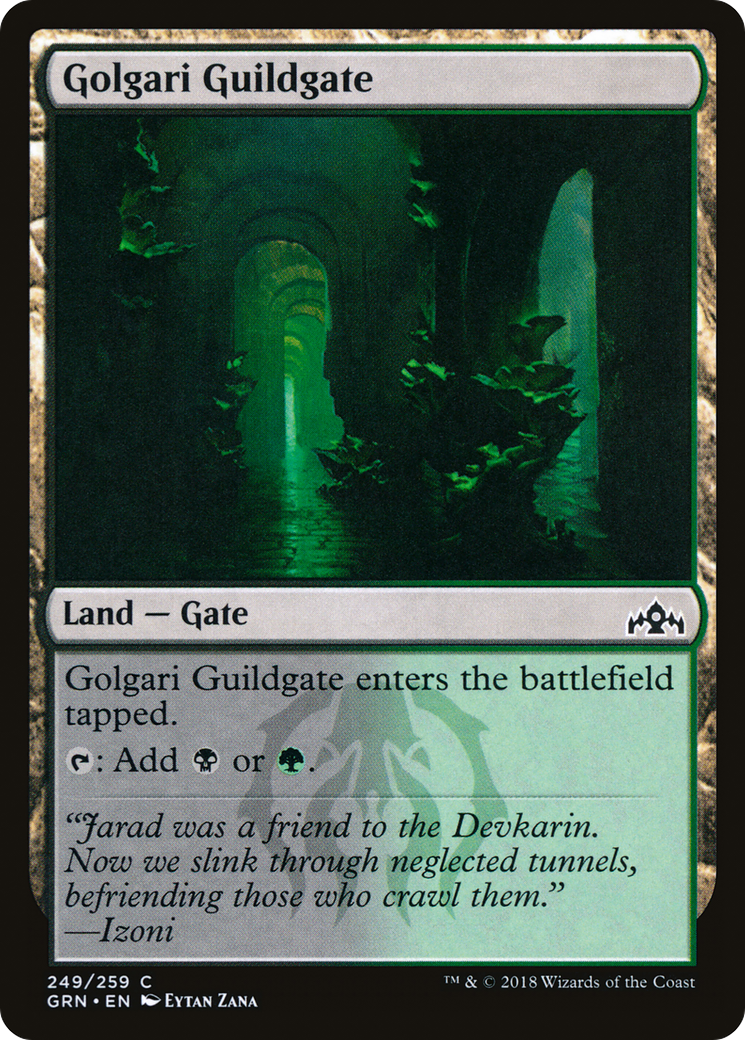 Golgari Guildgate (GRN-249) [Guilds of Ravnica] Foil