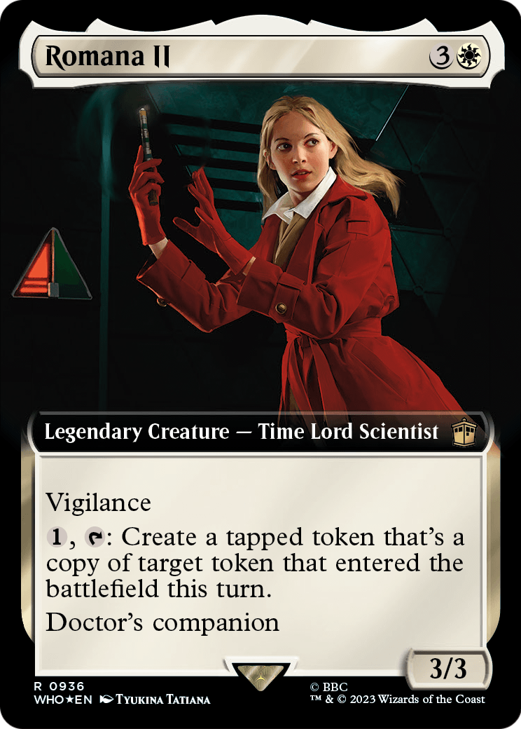 Romana II (Extended Art) (Surge Foil) (WHO-936) [Doctor Who] Foil