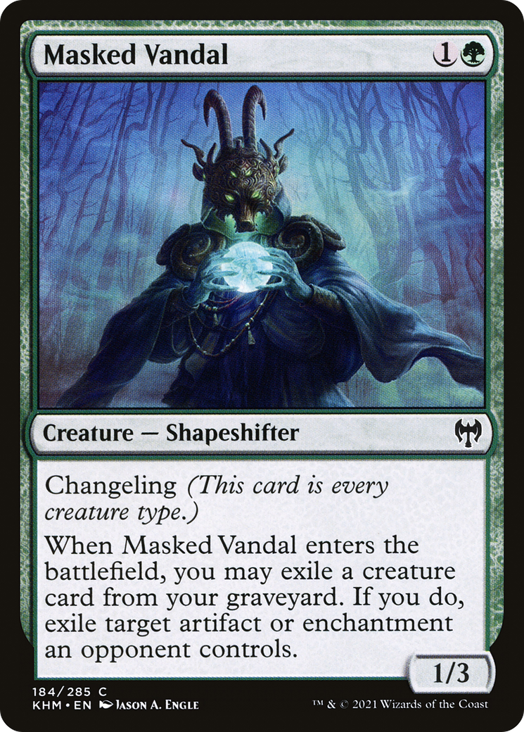 Masked Vandal (KHM-184) [Kaldheim] Foil