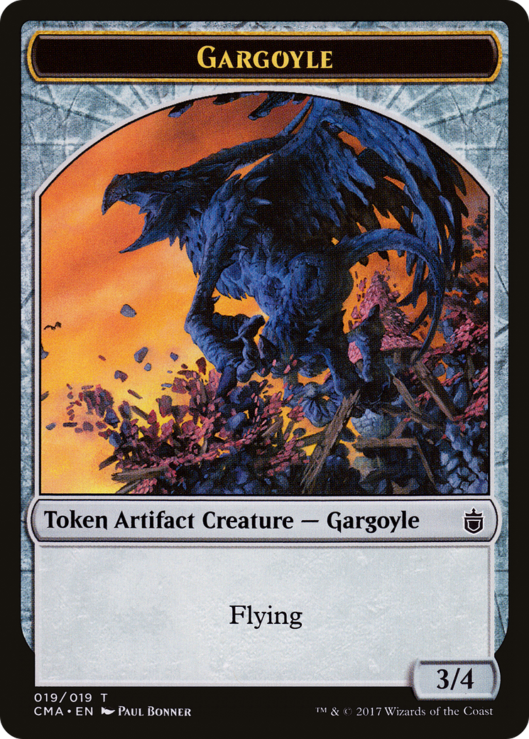 Gargoyle Token (CMA-019) [Commander Anthology Tokens]