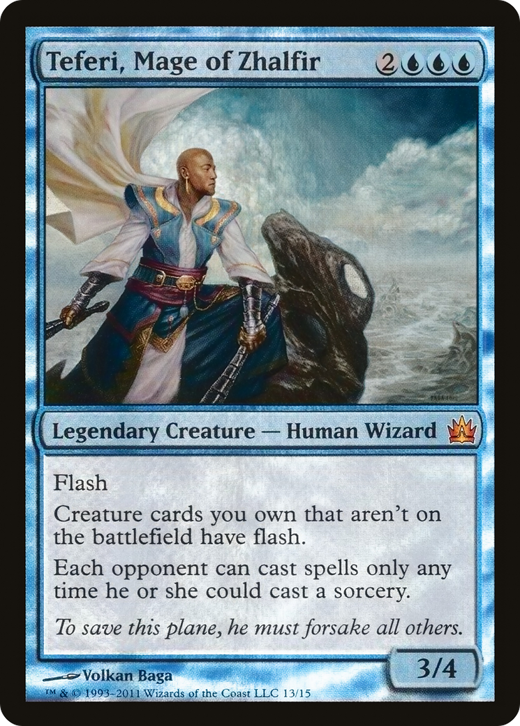 Teferi, Mage of Zhalfir [From the Vault: Legends] Foil