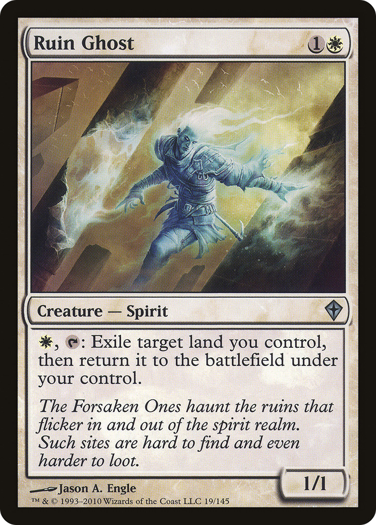 Ruin Ghost (WWK-019) [Worldwake] Foil