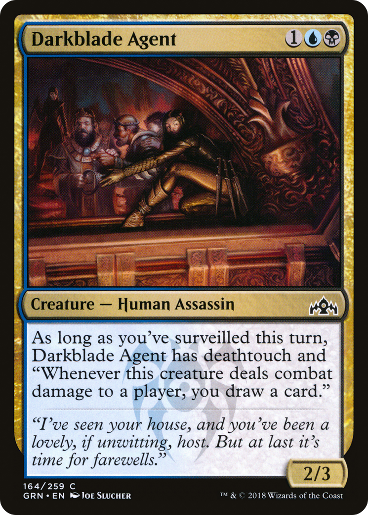 Darkblade Agent (GRN-164) [Guilds of Ravnica]