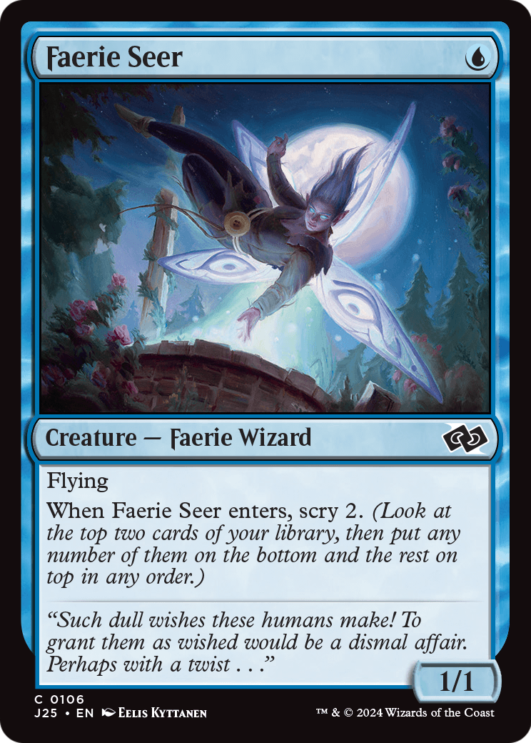 Faerie Seer (J25-106) [Foundations Jumpstart]