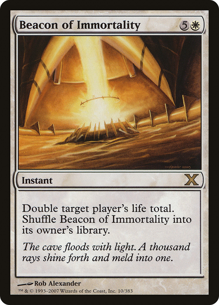 Beacon of Immortality (10E-010) [Tenth Edition] Foil