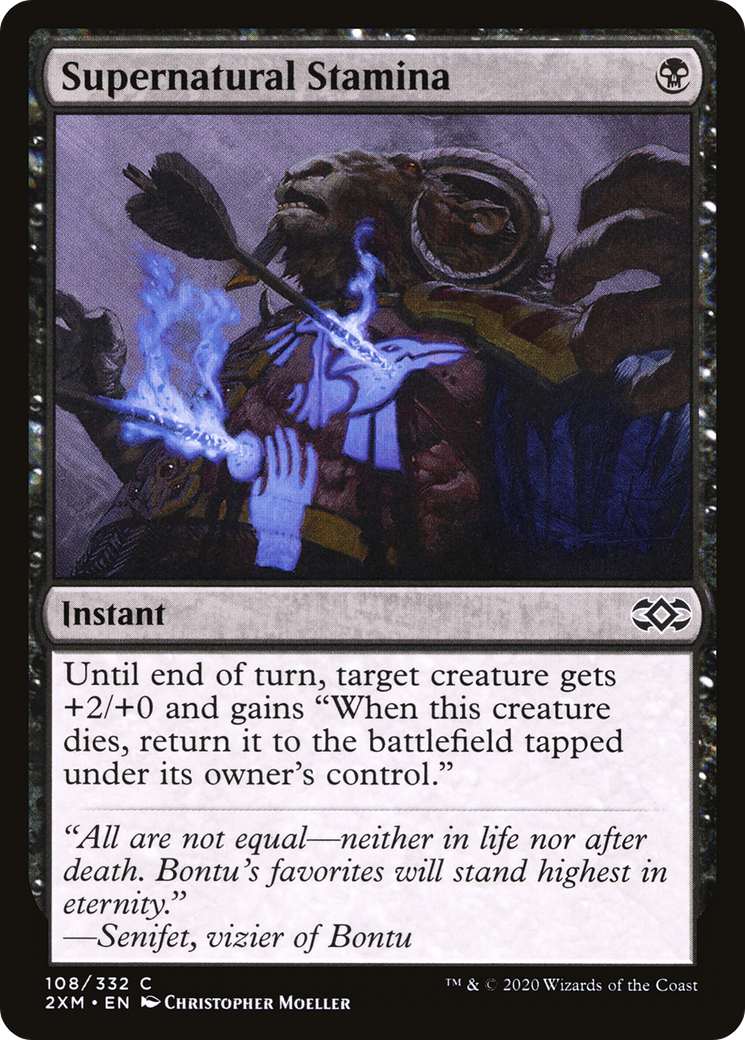 Supernatural Stamina (2XM-108) [Double Masters] Foil