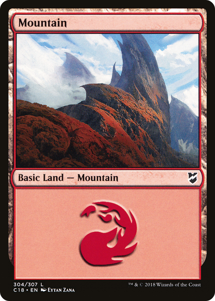 Mountain (C18-304) [Commander 2018]