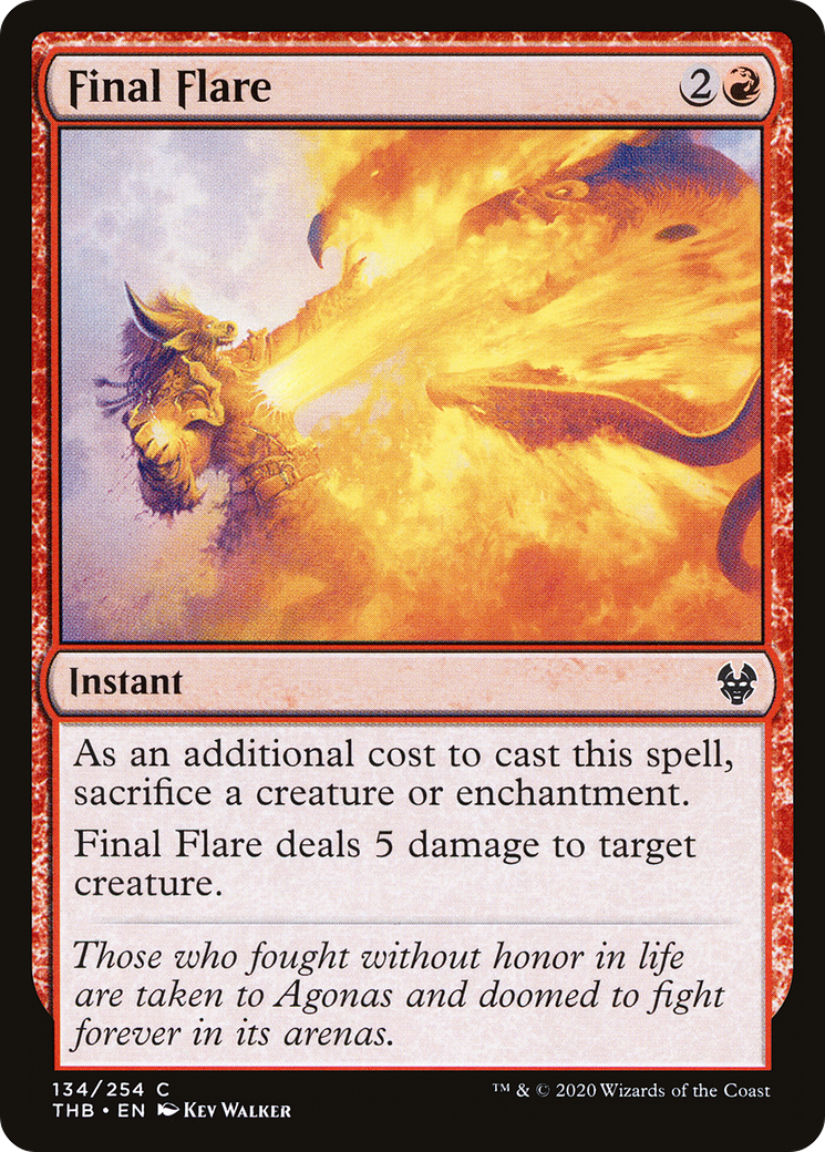 Final Flare (THB-134) [Theros Beyond Death]