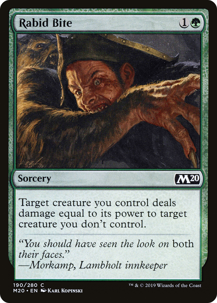 Rabid Bite (M20-190) [Core Set 2020]