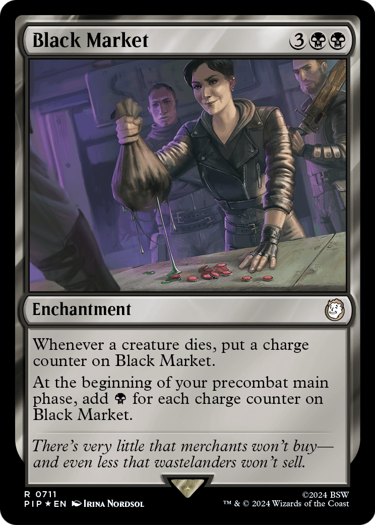 Black Market (Surge Foil) (PIP-711) [Fallout] Foil