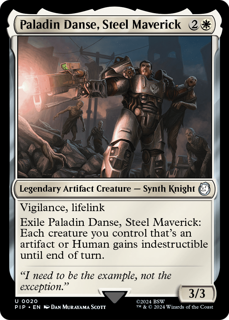 Paladin Danse, Steel Maverick (PIP-020) [Fallout] Foil