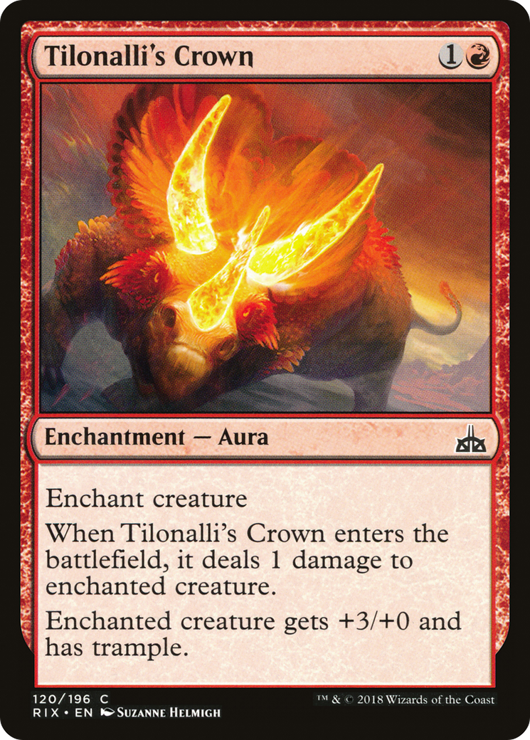 Tilonalli's Crown (RIX-120) [Rivals of Ixalan] Foil