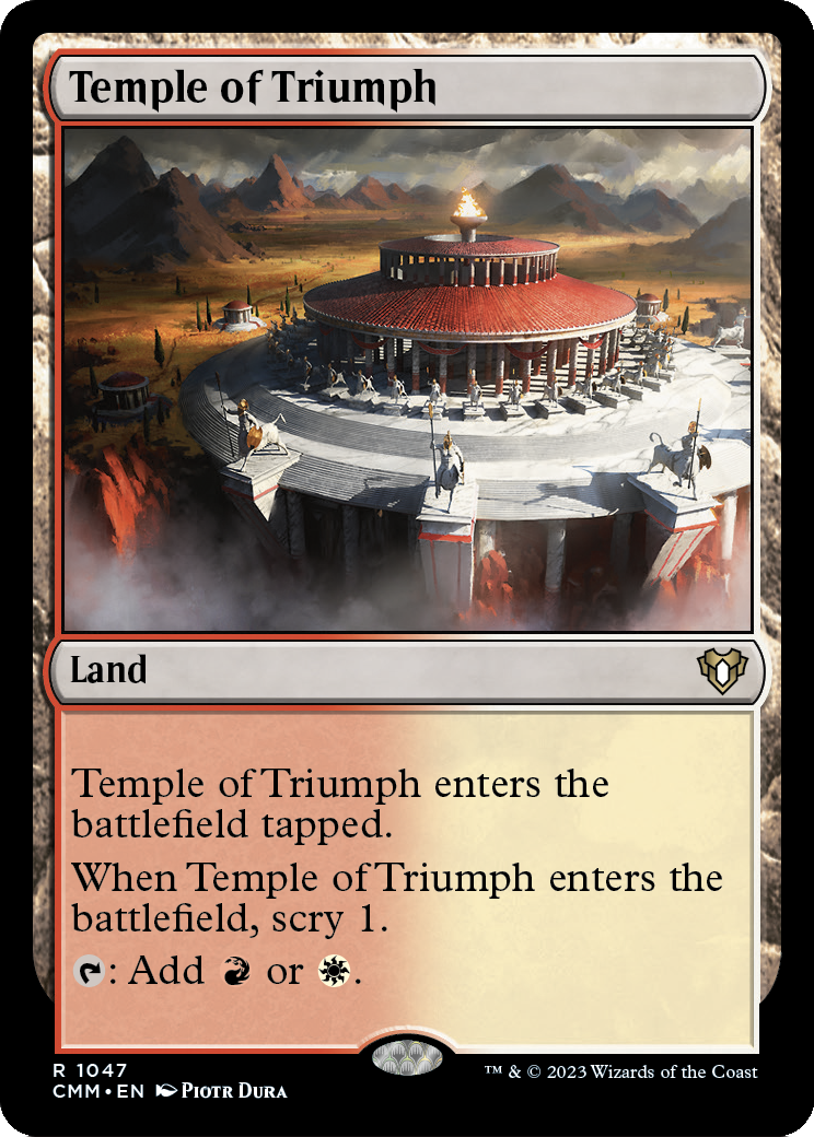 Temple of Triumph (CMM-1047) [Commander Masters]