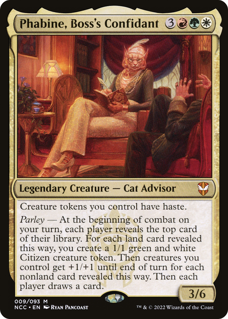 Phabine, Boss's Confidant (NCC-009) [New Capenna Commander] Foil
