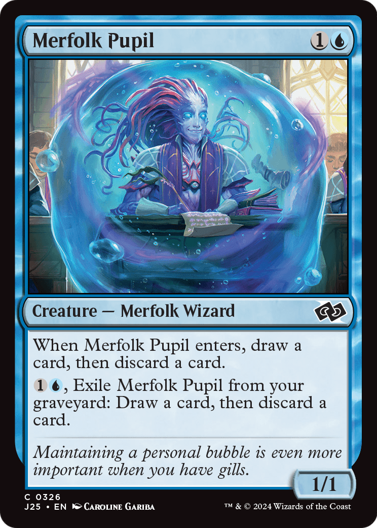 Merfolk Pupil (J25-326) [Foundations Jumpstart]