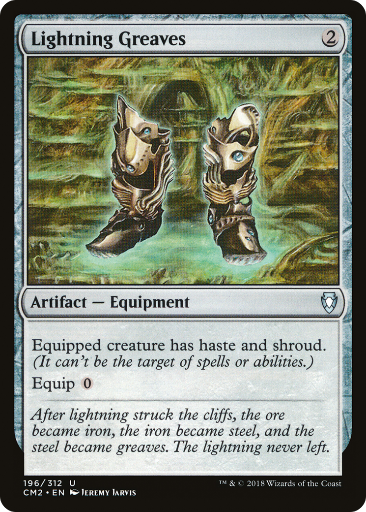 Lightning Greaves (CM2-196) [Commander Anthology Volume II]