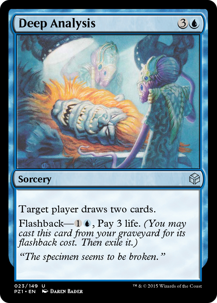 Deep Analysis (PZ1-023) [Legendary Cube Prize Pack]