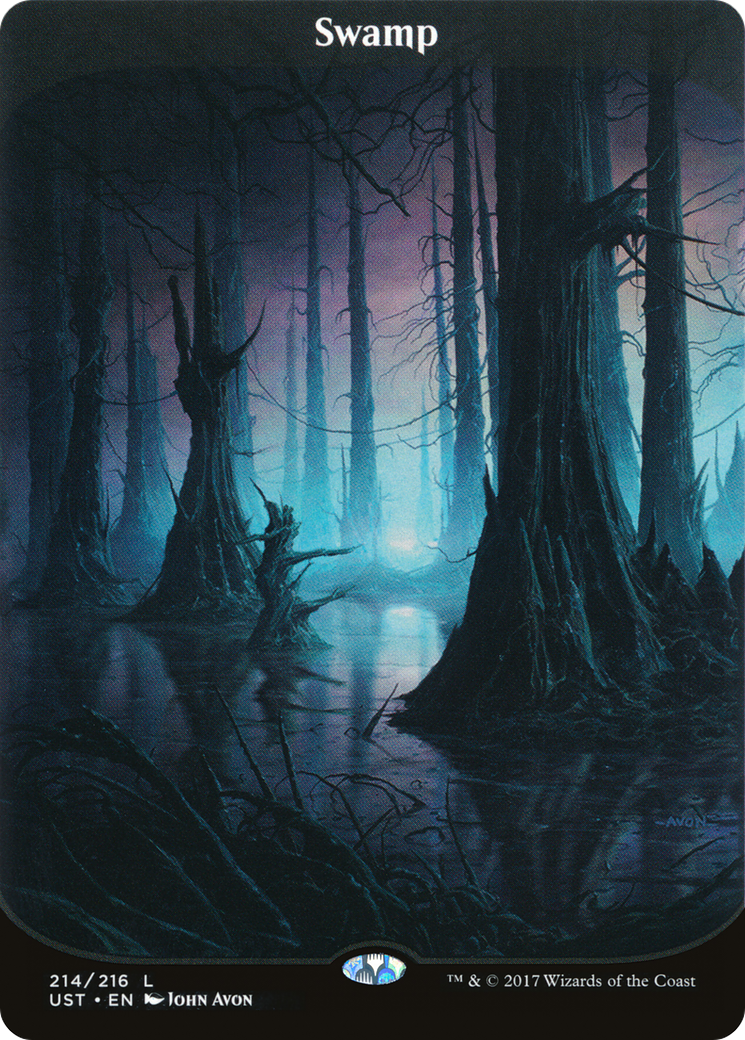 Swamp (UST-214) (Borderless) [Unstable] Foil