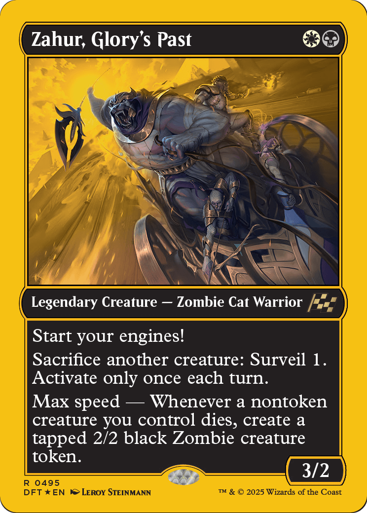 Zahur, Glory's Past (First-Place Foil) (DFT-495) [Aetherdrift] Foil