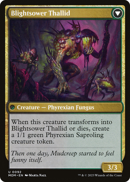 Blightreaper Thallid (MOM-092) [March of the Machine] Foil