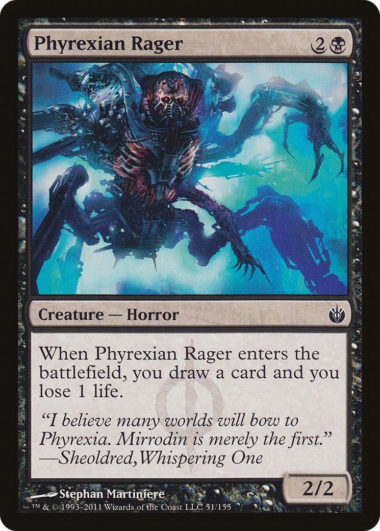 Phyrexian Rager (MBS-051) [Mirrodin Besieged]