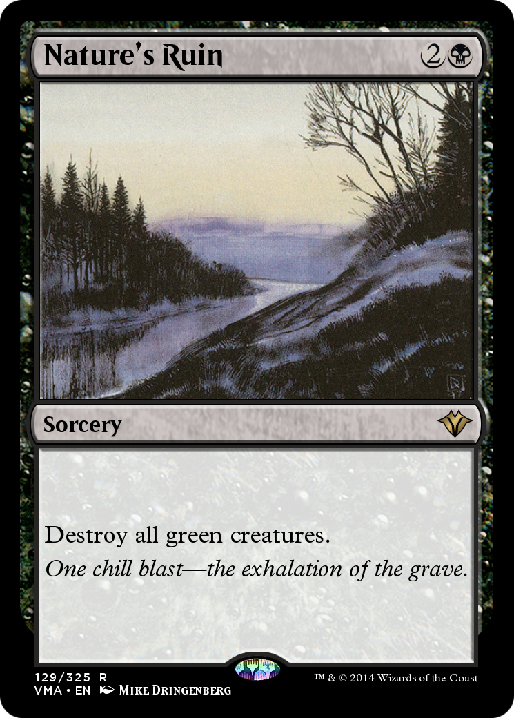 Nature's Ruin (VMA-129) [Vintage Masters]