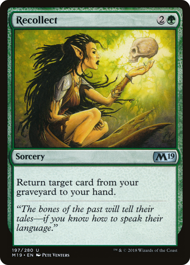 Recollect (M19-197) [Core Set 2019]