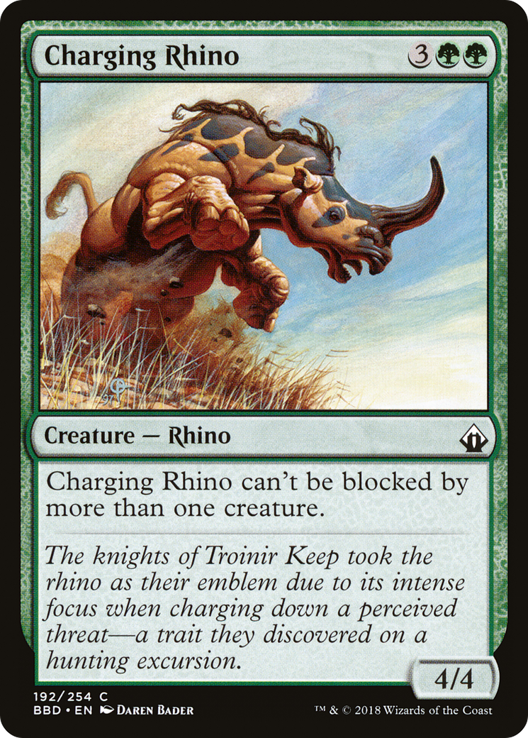 Charging Rhino (BBD-192) [Battlebond] Foil